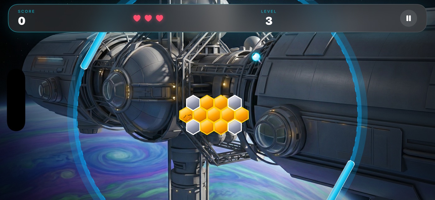 Paddle Maniac — Space Station, level 3